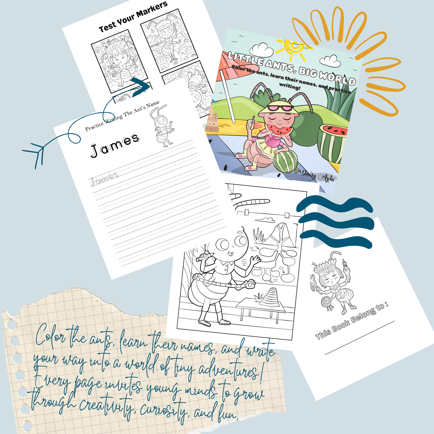 Coloring book for kids - 4KidsCreationArt