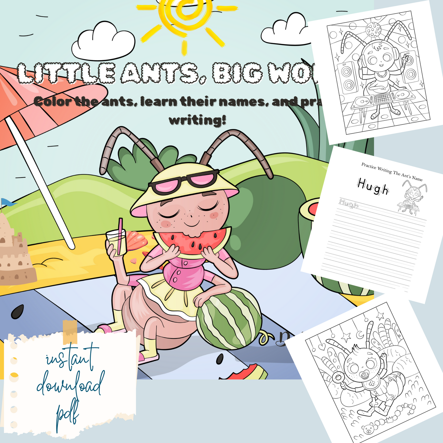 Coloring book for kids - 4KidsCreationArt
