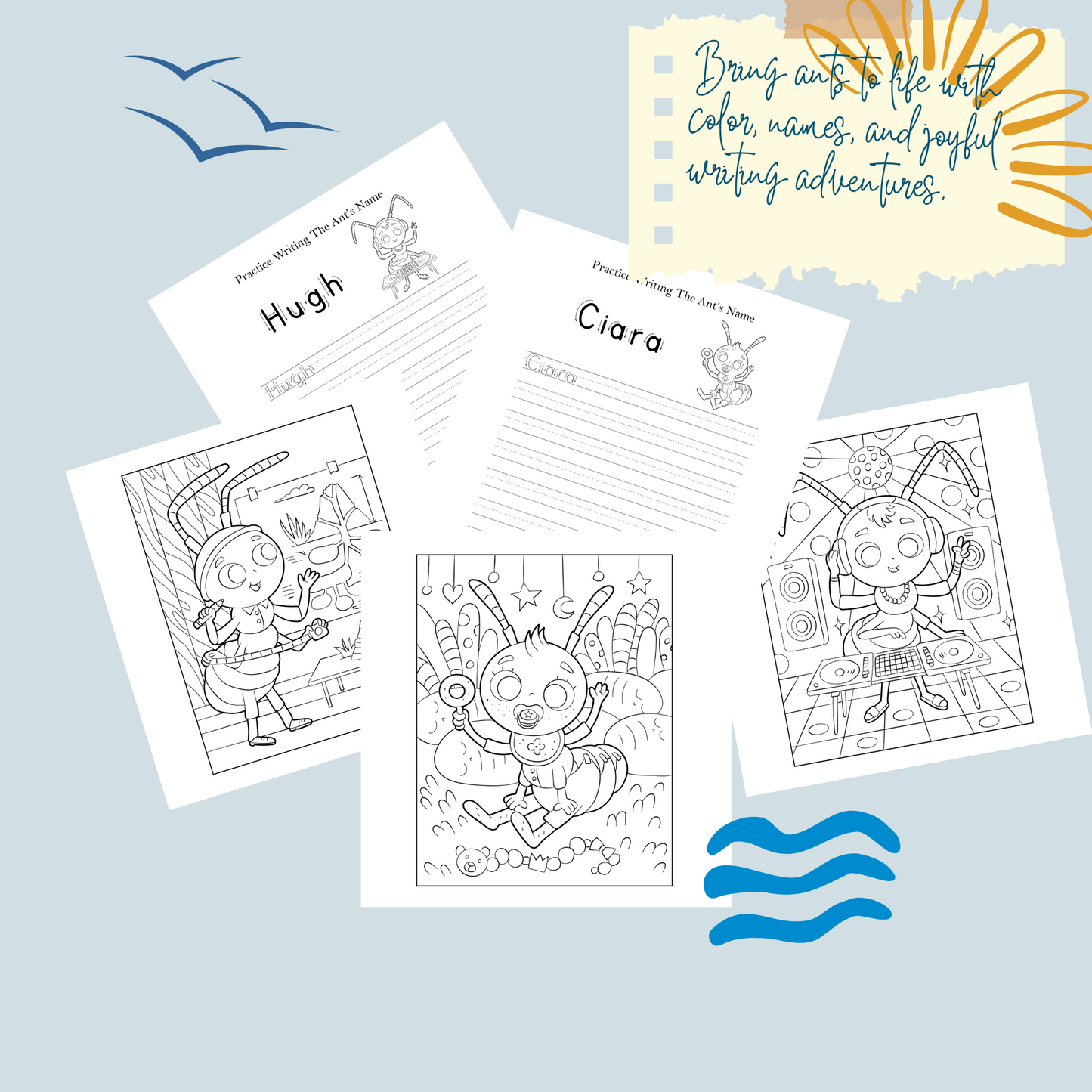 Coloring book for kids - 4KidsCreationArt