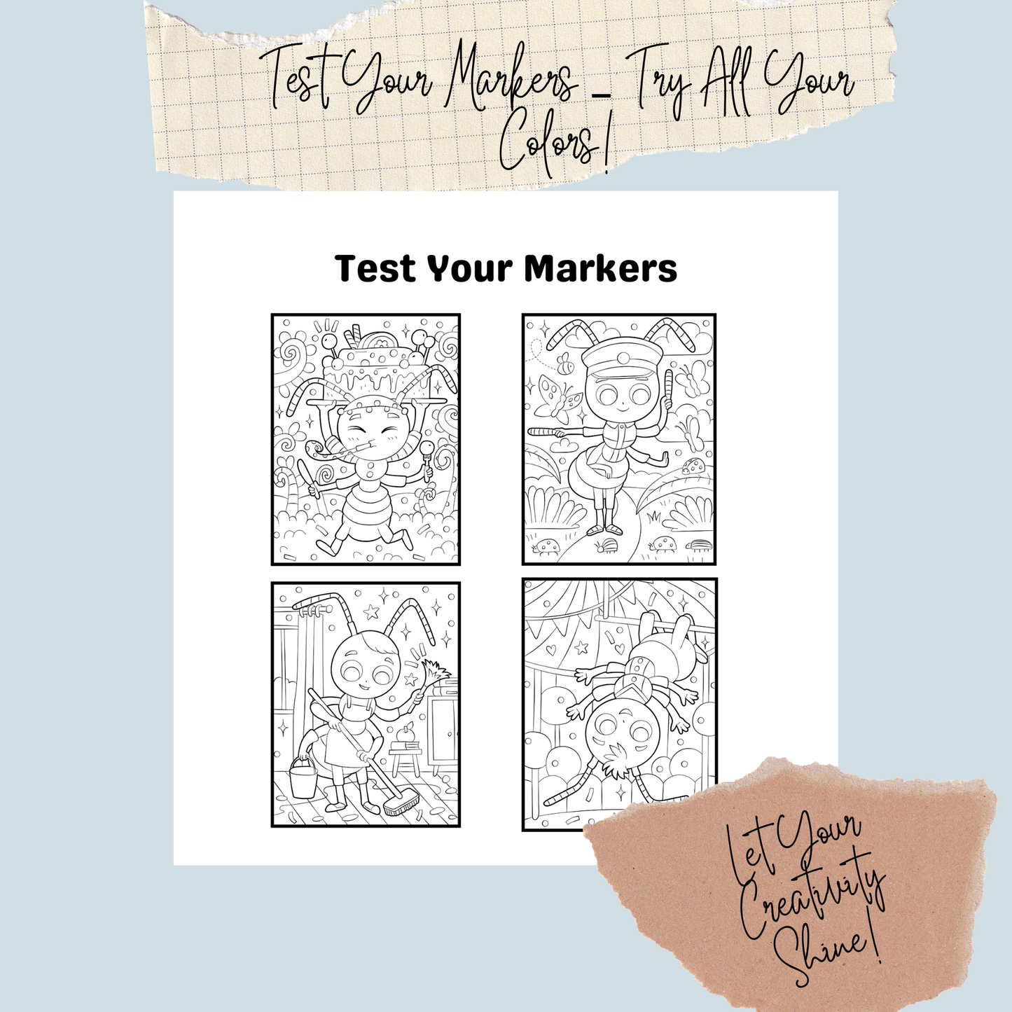 Coloring book for kids - 4KidsCreationArt